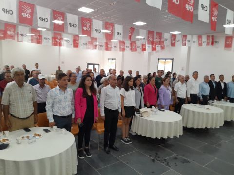 YUMURTALIK CHP DANIŞMA KURULU TOPLANTISI MİLLETVEKİLLERİ, BELEDİYE BAŞKANI ERDİNÇ ALTIOK VE CHP ADAN